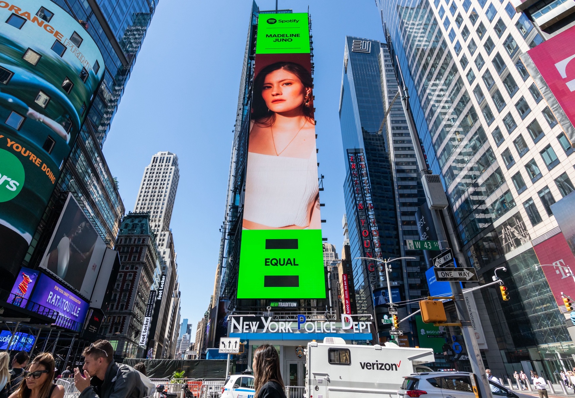 Times Square Equal support